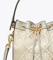 T Monogram Cloud Mini Bucket Bag