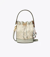 T Monogram Cloud Mini Bucket Bag