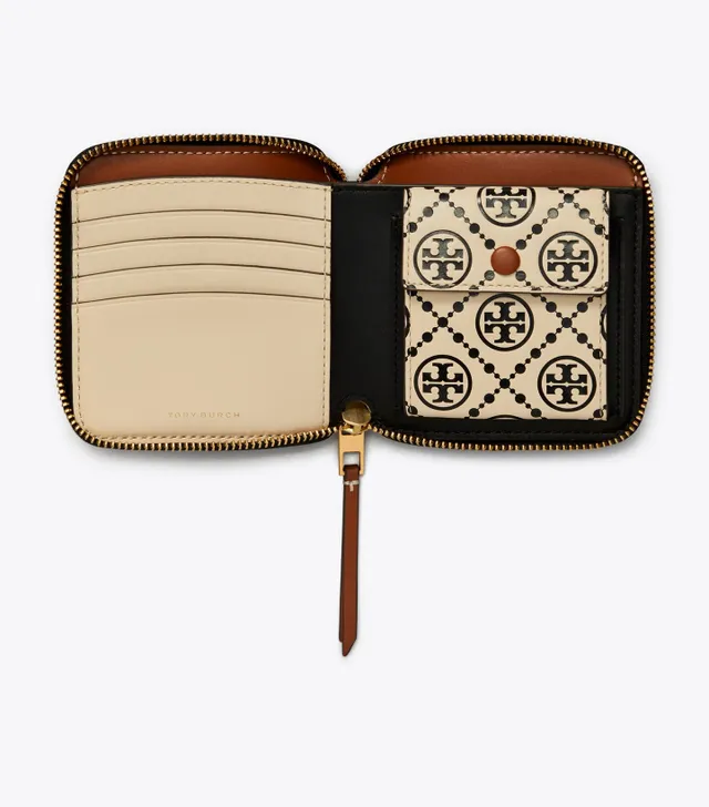 Tory Burch T Monogram Leather Bifold Wallet