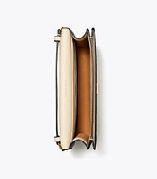 T Monogram Contrast Embossed Envelope Crossbody