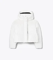 T Monogram Cropped Down Jacket