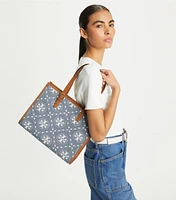 T Monogram Denim Small Tote