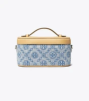 T Monogram Denim Vanity Case