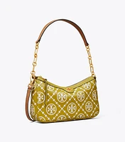 T Monogram Embossed Studio Bag