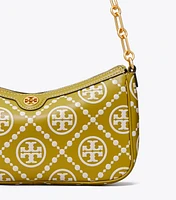 T Monogram Embossed Studio Bag