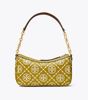 T Monogram Embossed Studio Bag