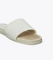 T Monogram Espadrille Slide