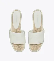 T Monogram Espadrille Slide