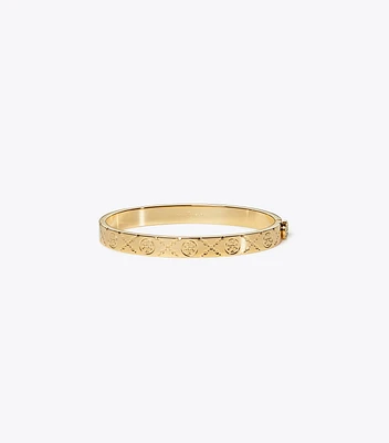 T Monogram Hinge Bracelet