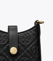 T Monogram Leather Phone Crossbody