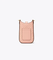 T Monogram Leather Phone Crossbody