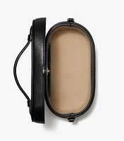 T Monogram Leather Vanity Case