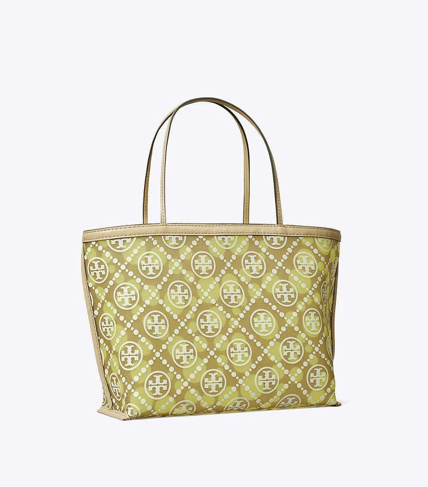 T Monogram Mesh Dot Tote