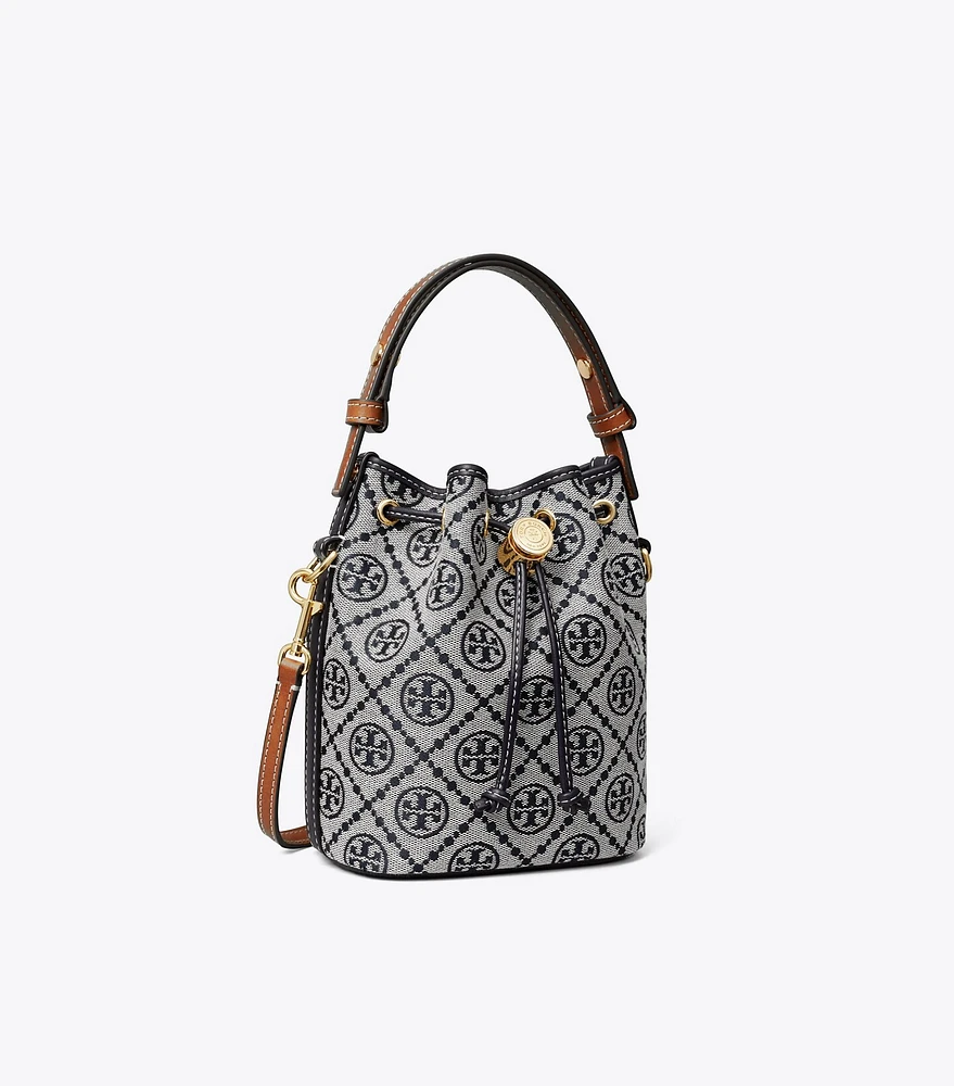 T Monogram Mini Bucket Bag