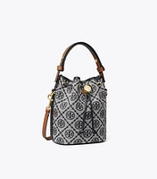 T Monogram Mini Bucket Bag