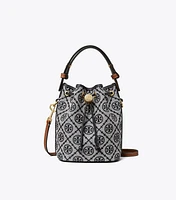 T Monogram Mini Bucket Bag