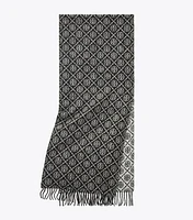 T Monogram Oblong Scarf