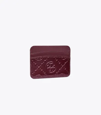 Tory Burch T Monogram Jacquard Card Case