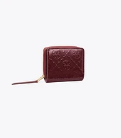 T Monogram Patent Embossed Bi-Fold Wallet