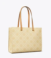 T Monogram Pebble Tote