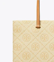 T Monogram Pebble Tote
