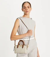 T Monogram Petite Barrel Bag