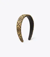 T Monogram Raffia Headband