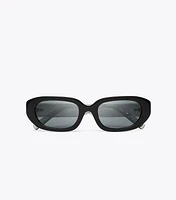T Monogram Rectangle Sunglasses