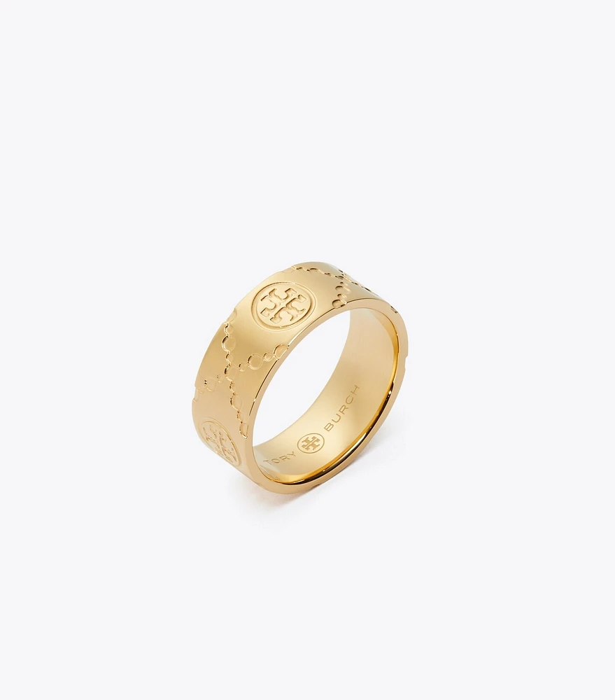 T Monogram Ring