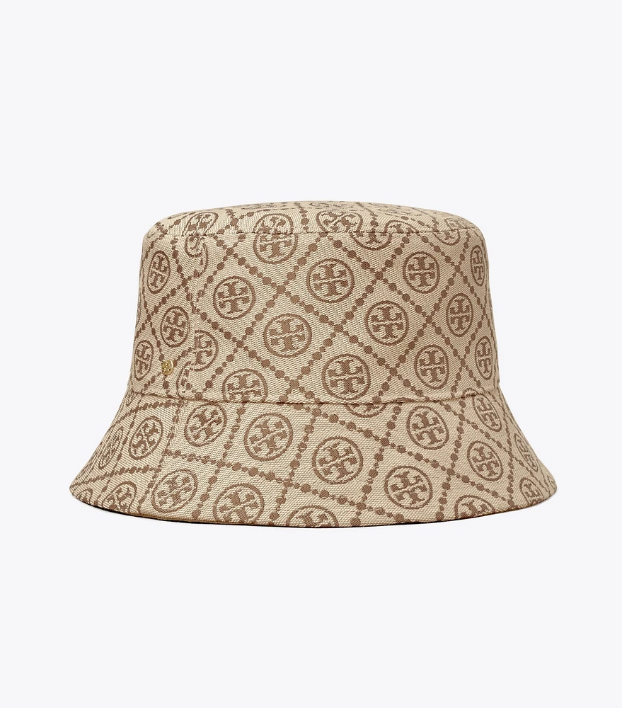 T Monogram Short-Brim Bucket Hat