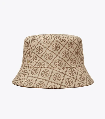 T Monogram Short-Brim Bucket Hat