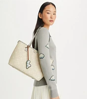 T Monogram Small Cloud Zip Tote