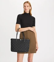 T Monogram Small Zip Tote