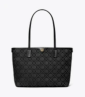 T Monogram Small Zip Tote