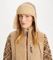 T Monogram Trapper Hat