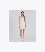 Tech Knit V-Neck Tennis Dress