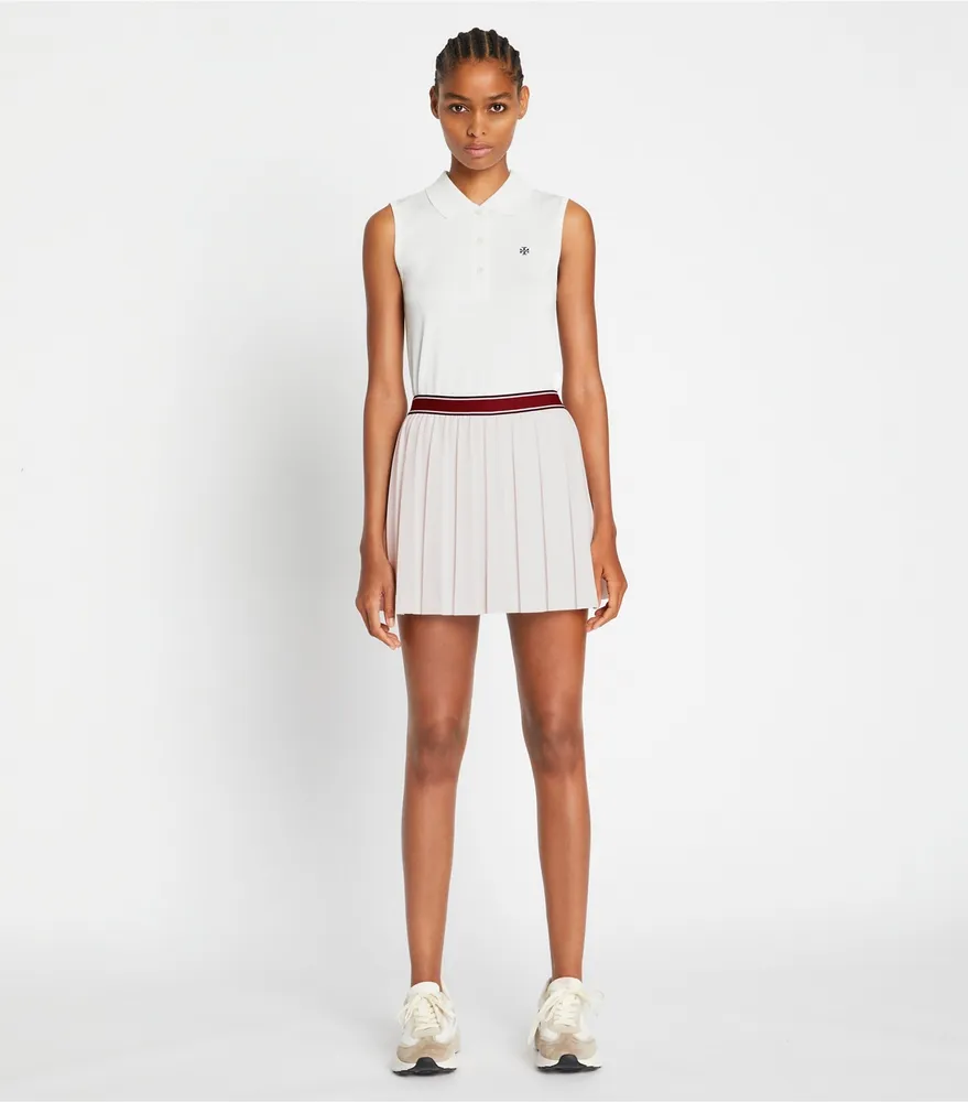 Tech Twill Pleated Tennis Skirt