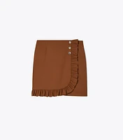 Tech Twill Ruffle Golf Skirt