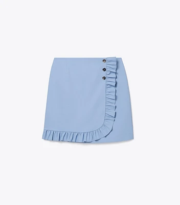 Tech Twill Ruffle Golf Skirt