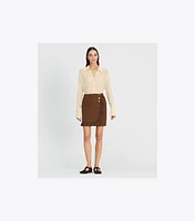 Tech Twill Ruffle Golf Skirt