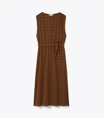 Terry Jacquard Maxi Dress