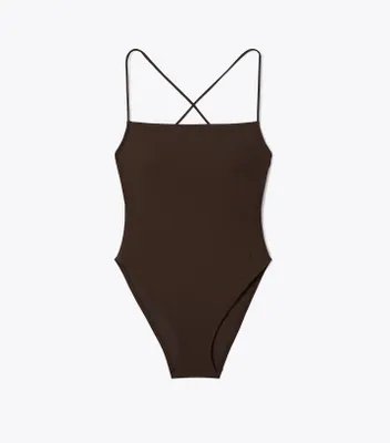 Tie-Back One-Piece Swimsuit