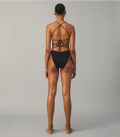 Tie-Back One-Piece Swimsuit