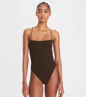 Tie-Back One-Piece Swimsuit