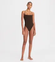 Tie-Back One-Piece Swimsuit