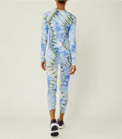 Tie-Dye Tissue-Seamless Long-Sleeve Top