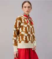 Tiger Jacquard Sweater