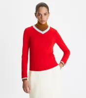 Triple Layer Colorblock Sweater