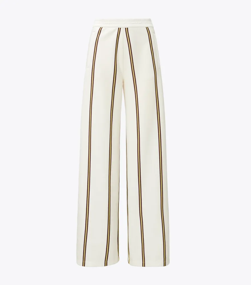 Daily Practice by Anthropologie Stripe Wide-Leg Track Pants