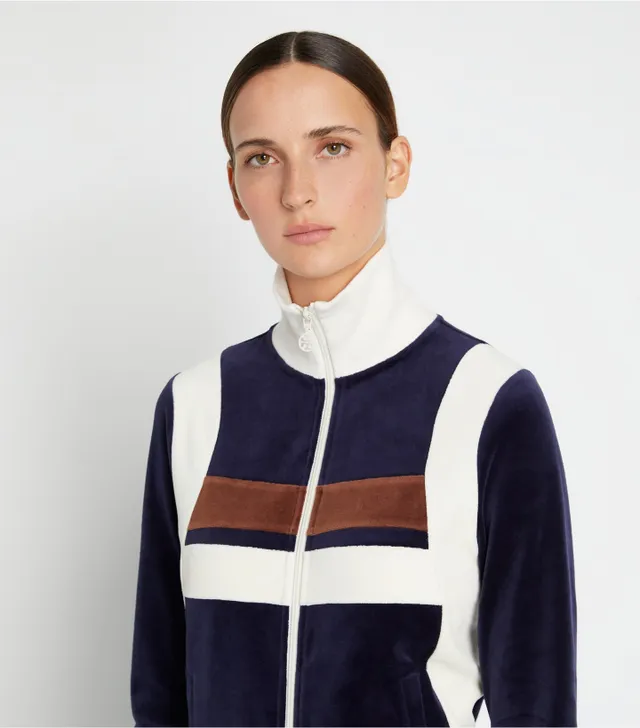 Tory Sport Color-Block Zip Track Jacket